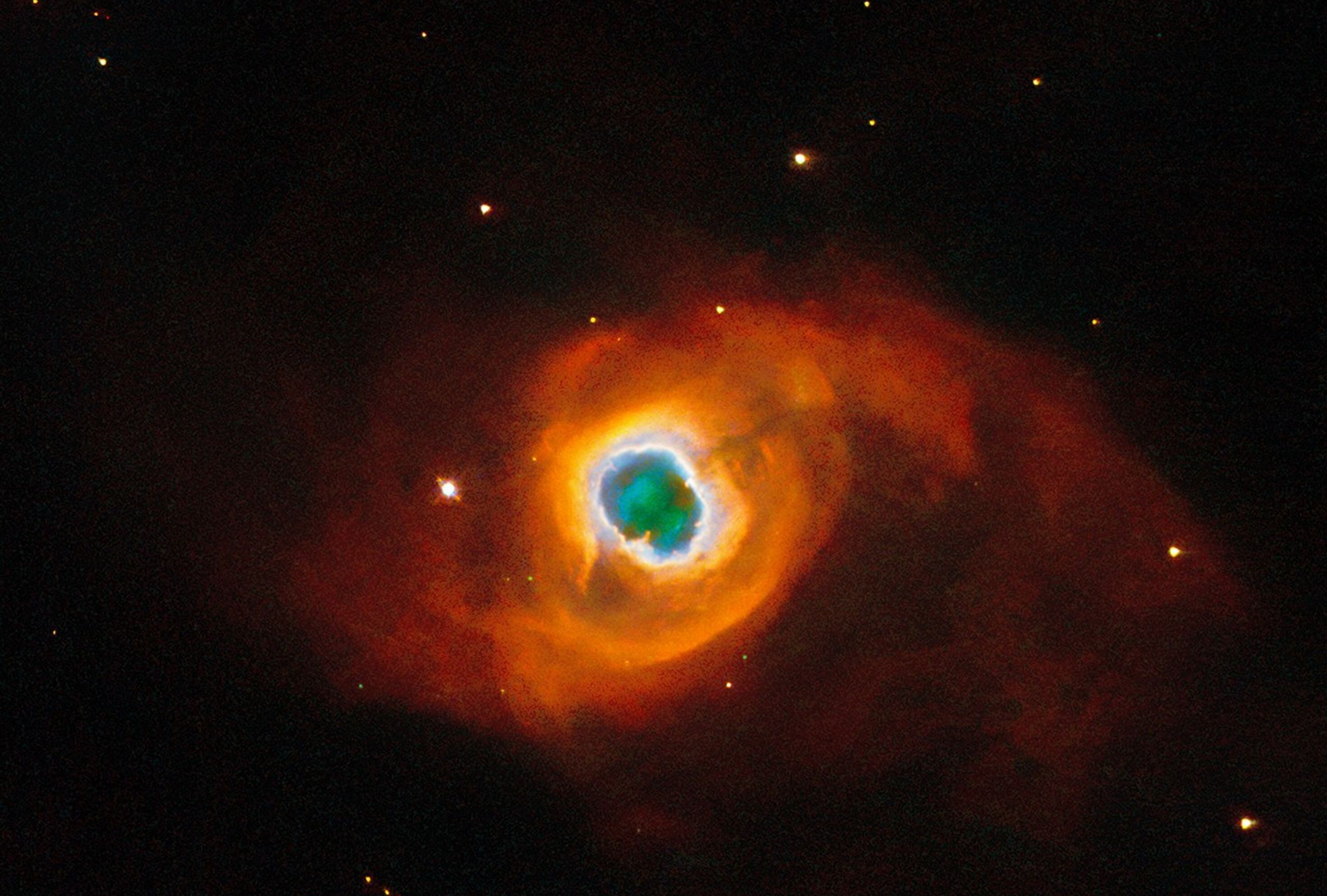 Cette image du télescope spatial Hubble de la Nasa-ESA montre la nébuleuse planétaire Kohoutek 4-55. © ESA, Hubble et Nasa, K. Noll